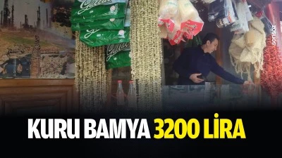 Kuru bamya 3200 lira