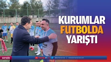 Kurumlar futbolda yarıştı