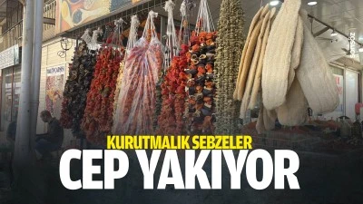 Kurutmalık sebzeler cep yakıyor