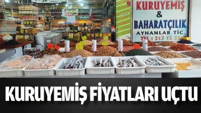 Kuruyemiş fiyatları u&ccedil;tu