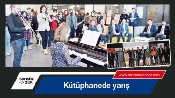 K&uuml;t&uuml;phanede yarış