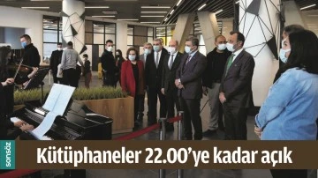 K&Uuml;T&Uuml;PHANELER 22.00&rsquo;YE KADAR A&Ccedil;IK