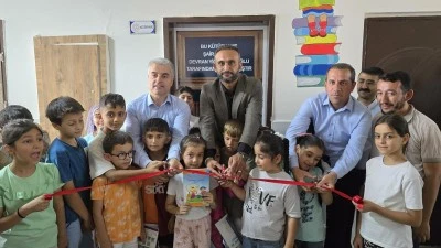 K&uuml;t&uuml;phanenin a&ccedil;ılışı yapıldı
