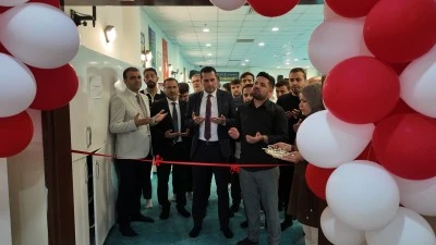 K&uuml;t&uuml;phanenin a&ccedil;ılışı yapıldı