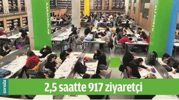 K&Uuml;T&Uuml;PHANEYE 2,5 SAATTE 917 ZİYARET&Ccedil;İ