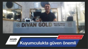 Kuyumculukta g&uuml;ven &ouml;nemli