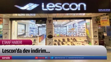 Lescon&rsquo;da dev indirim&hellip;