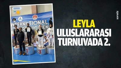 Leyla, uluslararası turnuvada 2.