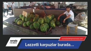Lezzetli karpuzlar burada&hellip;