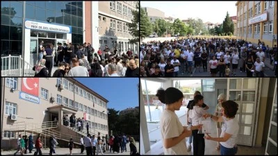 LGS heyecanı yaşandı