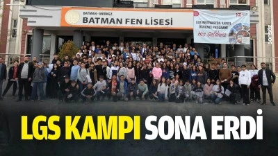 LGS kampı sona erdi