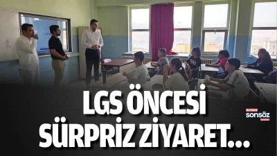 LGS &ouml;ncesi s&uuml;rpriz ziyaret&hellip;