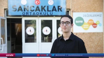 LGS sınavında 500 tam puan alan Muksit'in başarısının sırrı "kitap okumak"