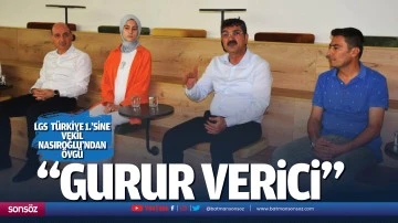 LGS T&uuml;rkiye 1.&rsquo;sine Vekil Nasıroğlu&rsquo;ndan &ouml;vg&uuml;; &ldquo;Gurur verici&hellip;&rdquo;