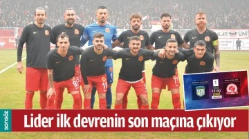 LİDER İLK DEVRENİN SON MA&Ccedil;INA &Ccedil;IKIYOR
