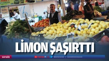 Limon şaşırttı