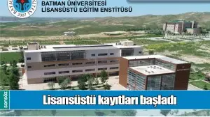 LİSANS&Uuml;ST&Uuml; KAYITLARI BAŞLADI