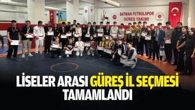 Liseler arası g&uuml;reş il se&ccedil;mesi tamamlandı
