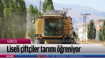 Liseli &ccedil;ift&ccedil;iler tarımı  &ouml;ğreniyor