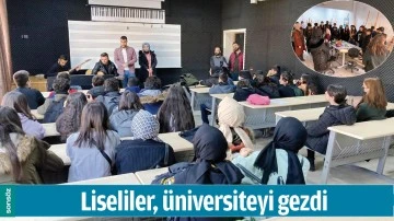 LİSELİLER, &Uuml;NİVERSİTEYİ GEZDİ