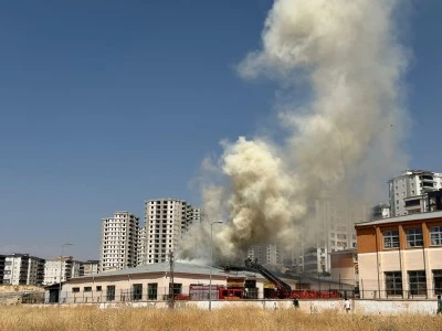 Lisenin at&ouml;lyesinde yangın &ccedil;ıktı