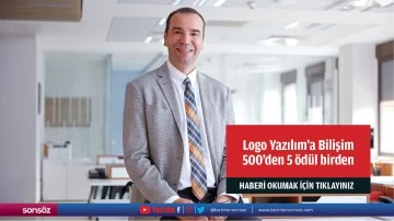 Logo Yazılım'a Bilişim 500'den 5 &ouml;d&uuml;l birden