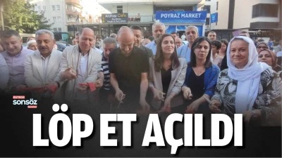 L&ouml;p Et a&ccedil;ıldı