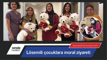 L&ouml;semili &ccedil;ocuklara moral ziyareti
