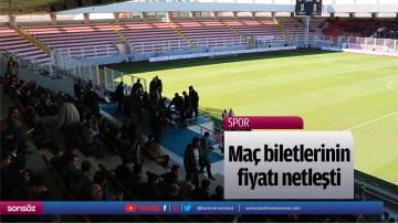 Ma&ccedil; biletlerinin fiyatı netleşti