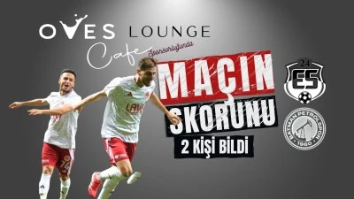 Ma&ccedil;ın skorunu 2 kişi bildi