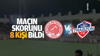 Ma&ccedil;ın skorunu 8 kişi bildi