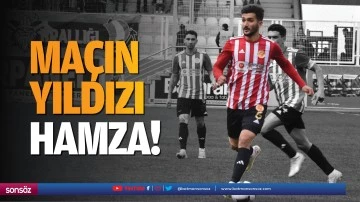 Ma&ccedil;ın yıldızı Hamza!