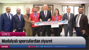 Madalyalı sporculardan ziyaret