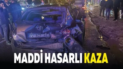 Maddi hasarlı kaza