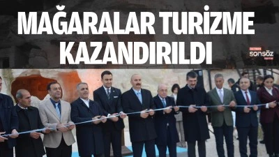 Mağaralar turizme kazandırıldı