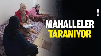 Mahalleler taranıyor