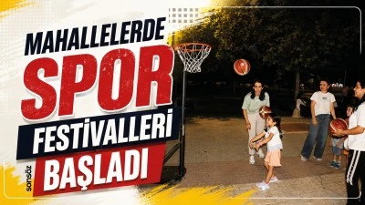 Mahallelerde spor festivalleri başladı