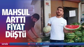 Mahsul arttı, fiyat d&uuml;şt&uuml;