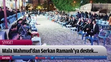 Mala Mahmud&rsquo;dan Serkan Ramanlı&rsquo;ya destek&hellip;
