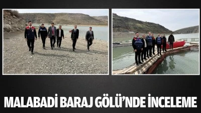 Malabadi Baraj G&ouml;l&uuml;&rsquo;nde inceleme