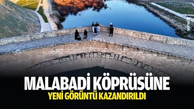 Malabadi K&ouml;pr&uuml;s&uuml;ne yeni g&ouml;r&uuml;nt&uuml; kazandırıldı