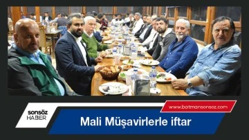 Mali M&uuml;şavirlerle iftar