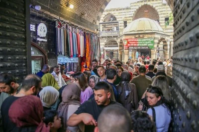 Mardin'de bayram tatili yoğunluğu yaşanıyor
