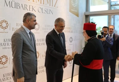 Mardin'de farklı inan&ccedil; gruplarının temsilcileri bayramlaşma programında buluştu