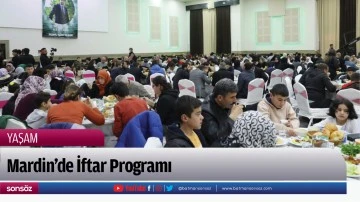 Mardin'de İftar Programı
