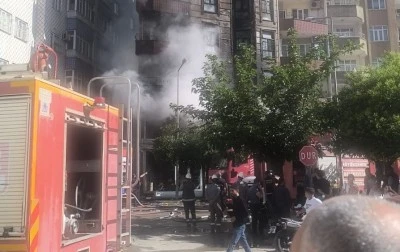 Mardin'de iş yerinde &ccedil;ıkan yangın s&ouml;nd&uuml;r&uuml;ld&uuml;