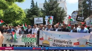Mardin'de İsrail'in Gazze'ye y&ouml;nelik saldırıları protesto edildi