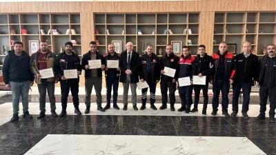 Mardin'de itfaiye personeline eğitim programı d&uuml;zenlendi
