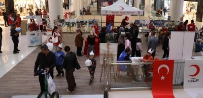 Mardin'de Kızılay Haftası'nda farkındalık etkinliği d&uuml;zenlendi