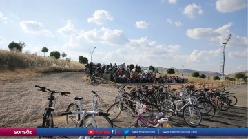 Mardin'de pedallar sağlık için çevrildi